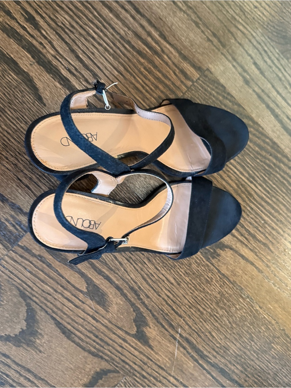 Abound Black Suede Block Heel Sandals - Picture 2 of 2